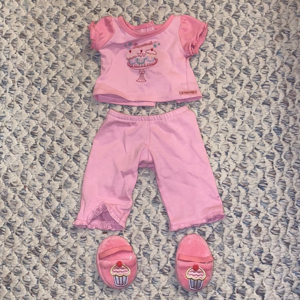 American Girl Doll Sweet Treat Pajamas & Slippers